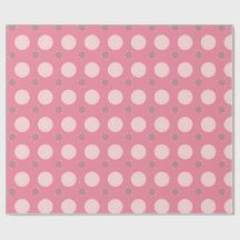 Papel de embrulho Pink pika Dot