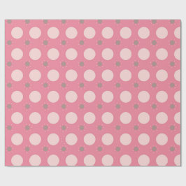 Papel de embrulho Pink pika Dot