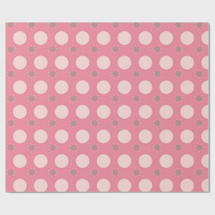 Papel de embrulho Pink pika Dot