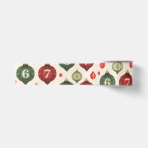 Papel de embrulho plano com ornamento de Natal “67