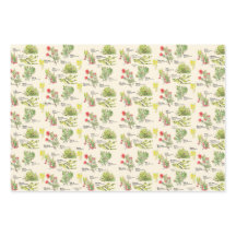 Papel de Embrulho Plantas Nativas do Vulcão do Hav