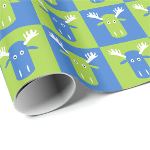 Papel de embrulho Pop de alce