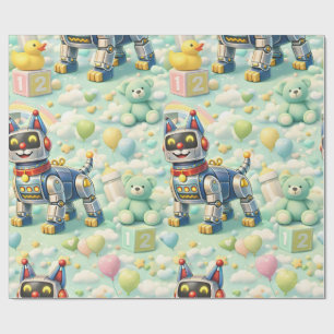 Papel de embrulho premium para berçário
