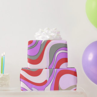 Papel de embrulho presente abstrato pastel