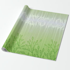 Papel de embrulho presente água sonho verde