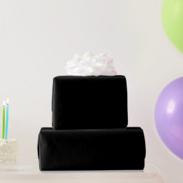 Papel de embrulho preto