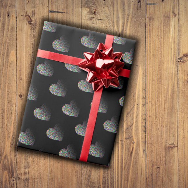 Papel de embrulho preto de cor moderna (Criador carregado)