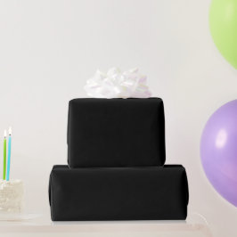 Papel de embrulho preto para presentes