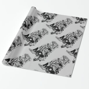 Papel de embrulho Pug