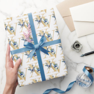 Papel de Embrulho Quinceañera Borboleta Azul Doura