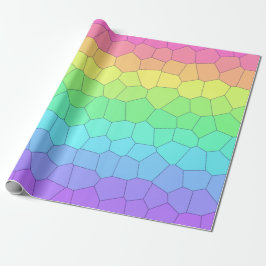 Papel de embrulho Rainbow Geometrics