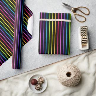 Papel de embrulho Rainbow Stripe 8.2
