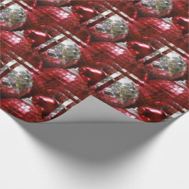 Papel de embrulho Red Baubles