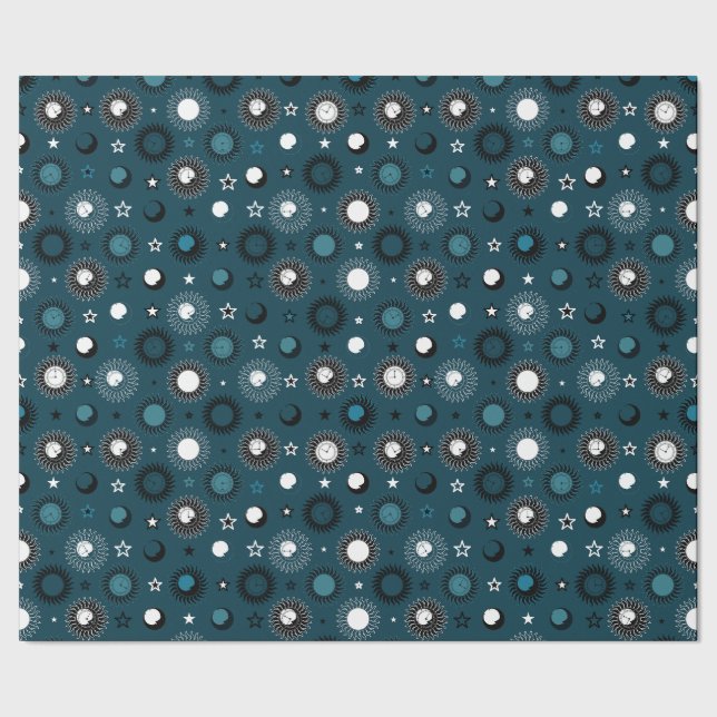 Papel de embrulho Relógio Celestial (Barra)