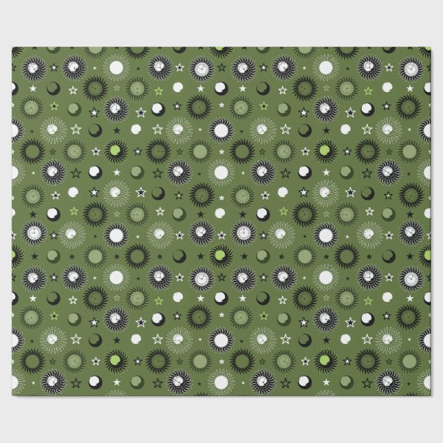 Papel de embrulho Relógio Celestial (Barra)