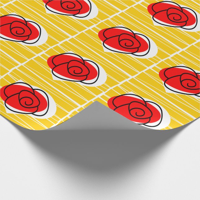 Papel de embrulho Rosa Espanhola (Ponta)