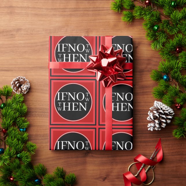 Papel de embrulho Se Não Agora (Presente de Natal)