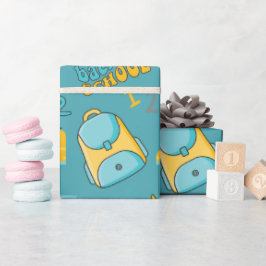 Papel de embrulho sem costura no primeiro dia da e