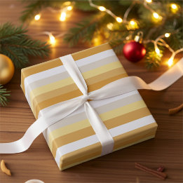 Papel de embrulho simplesmente dourado para listra