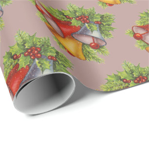 Papel de embrulho sinos de Natal