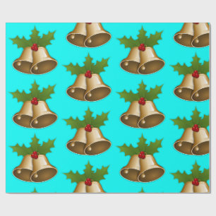 Papel de embrulho sinos de Natal