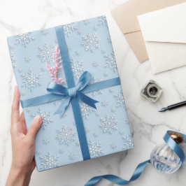 Papel de embrulho Snowflake Wonderland
