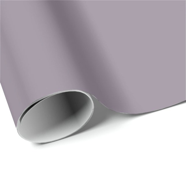 Papel de embrulho sólido lilás roxo (Ponta do rolo)
