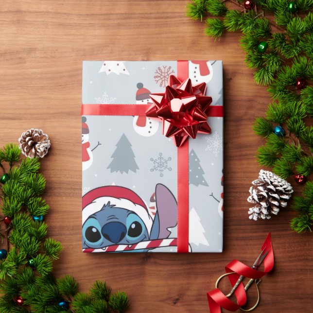 Papel de embrulho Stich (Presente de Natal)