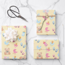 Papel de embrulho Sweet Beginnings – Acabamento fo
