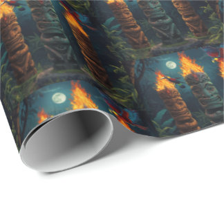 Papel de embrulho Tiki