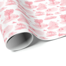 Papel de embrulho Toile (Coral) de animais austral