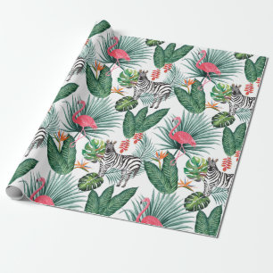 Papel de embrulho tropical