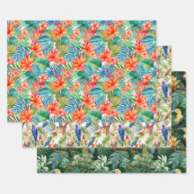 Papel de embrulho Tropical Summer