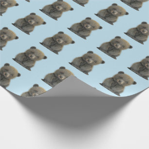 Papel de embrulho ursinho bebê