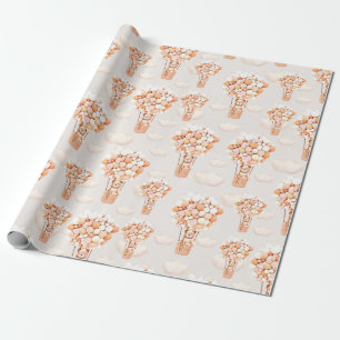 Papel de Embrulho Ursos Balões