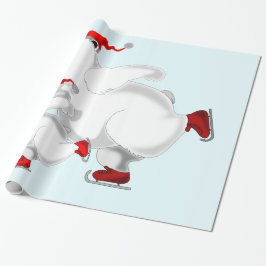 Papel de embrulho Ursos de Natal