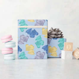 Papel de embrulho Vaca Gummy Mirtilo Azul Gelado