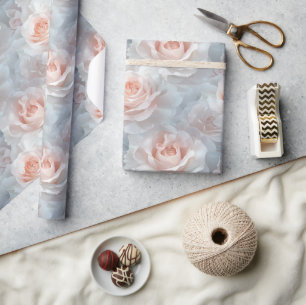 Papel de embrulho Vegas Flor de Rosa Clássica