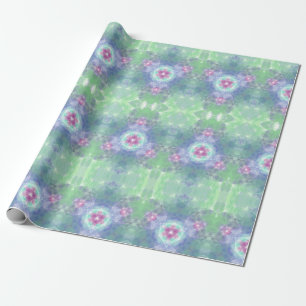 Papel de embrulho verde