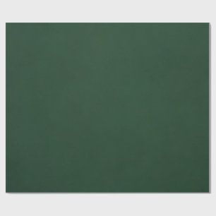Papel de embrulho Verde Caçador Sólido