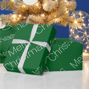 Papel de embrulho verde de Natal
