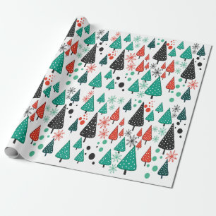 Papel de embrulho verde-laranja para a Floresta