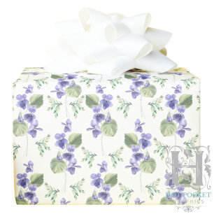 Papel de embrulho violeta