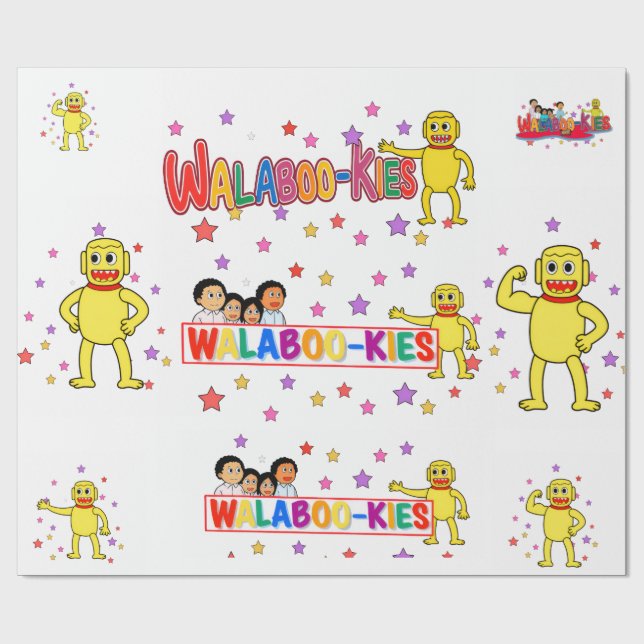Papel de embrulho walabookies (Aberto)