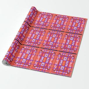 papel de embrulho xadrez curvo poder feminino