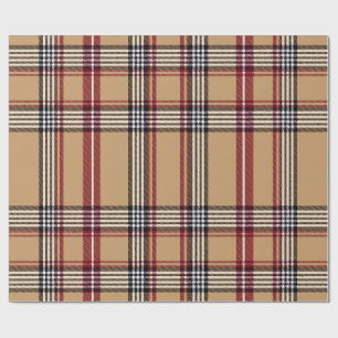 Papel de Embrulho Xadrez Heritage