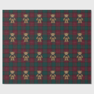 Papel de embrulho xadrez inspirado em Ralph Lauren