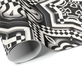 Papel de embrulho | Xadrez retrô Mod