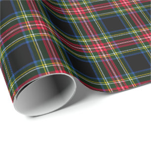 Papel de embrulho Xadrez Vermelho e Azul