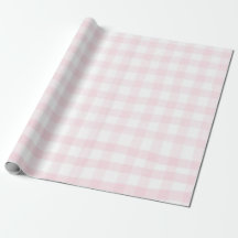 Papel de embrulho xadrezinho rosa simples